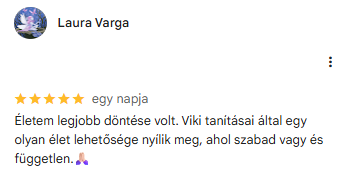 Laura Varga Google értékelése